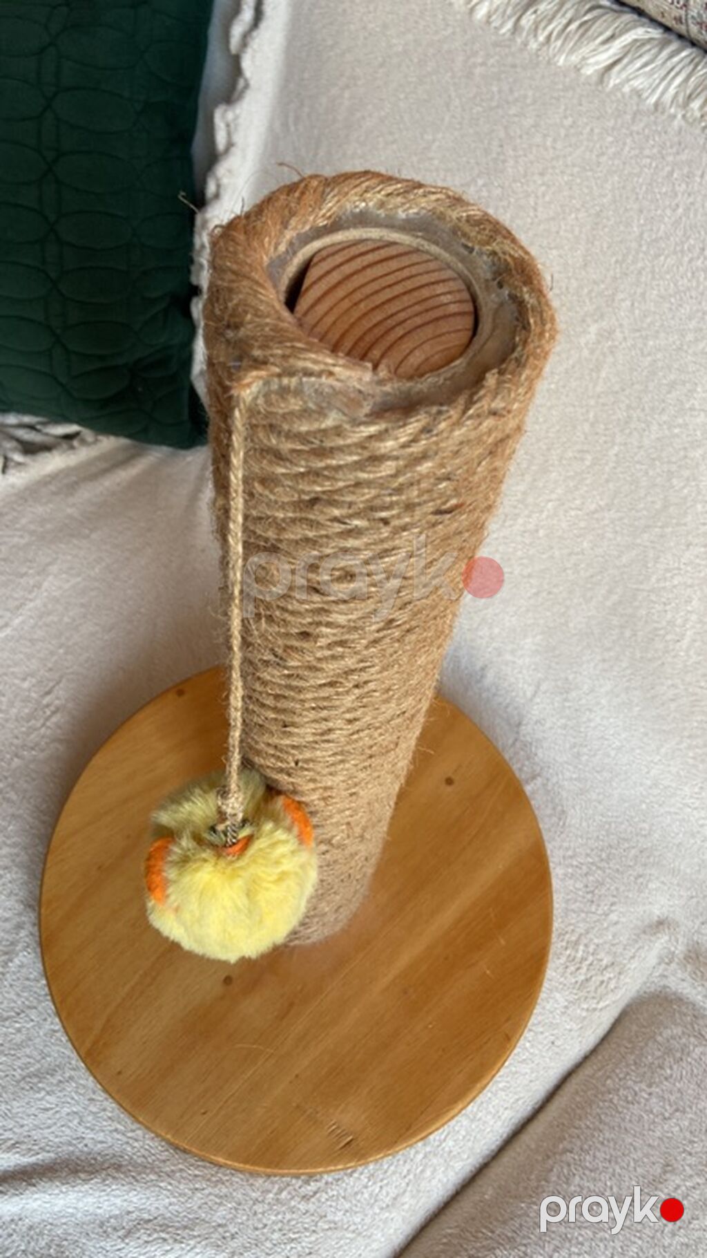 Pişik üçün qaşıma dirəyi - Material: təbii ağacdan hazırlanmış — Oyuncaqlar və tırnaq araları, Bakı (4)