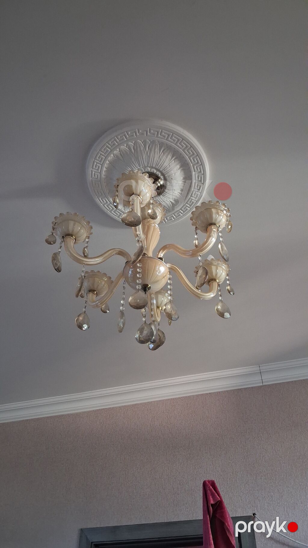 Çılçıraq, 5 lampa, Farfor — Tavan is?qlar? v? cilc?raqlar, Xırdalan