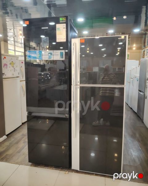 İşlənmiş 2 qapılı Samsung Soyuducu Satılır, rəng - Qara, Təkərli — Digah