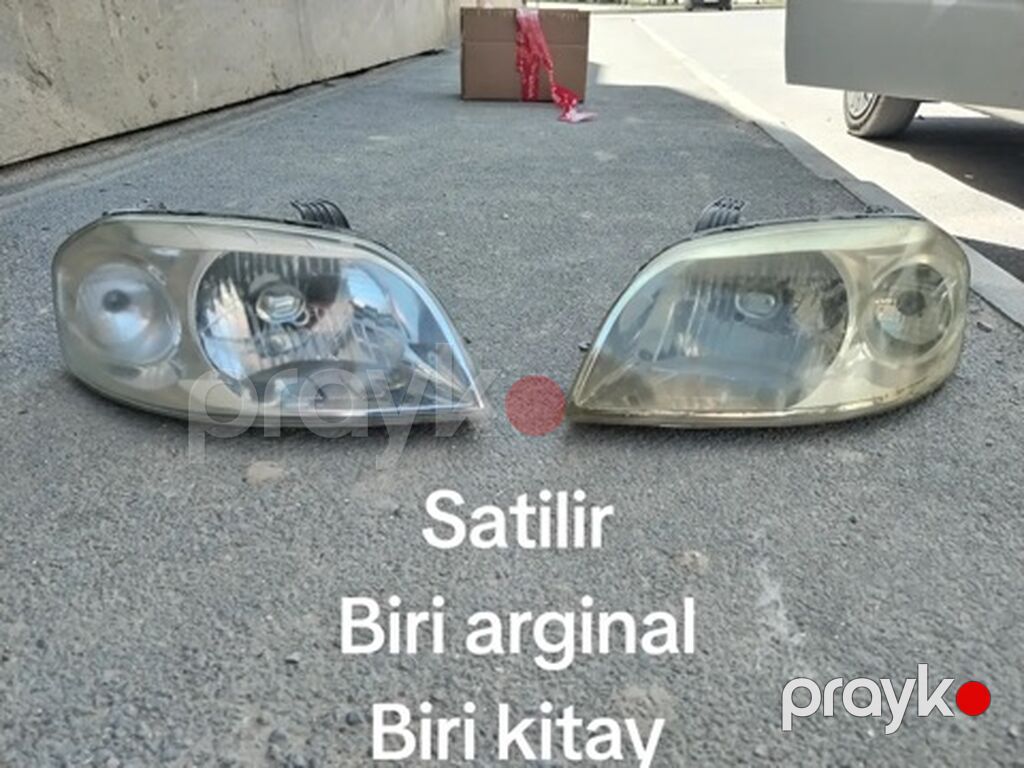 Komplekt, Yaxın və uzaq vuran işıqlar Universal auto, Orijinal, Çin, İşlənmiş — Avtomobil işığı, Saray