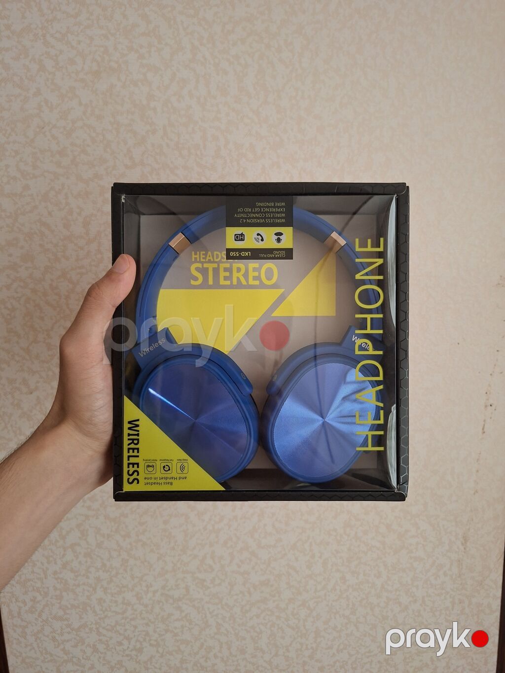 Məhsul: Simsiz stereo qulaqlıq (LCQ-S50), mavi Xüsusiyyətlər — Qulaqcıqlar, Bakı (2)
