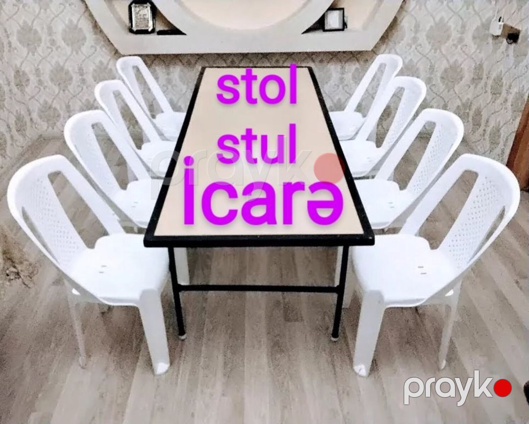 Masa və oturacaqların icarəsi — Avadanlıq icarəsi, Bakı (6)