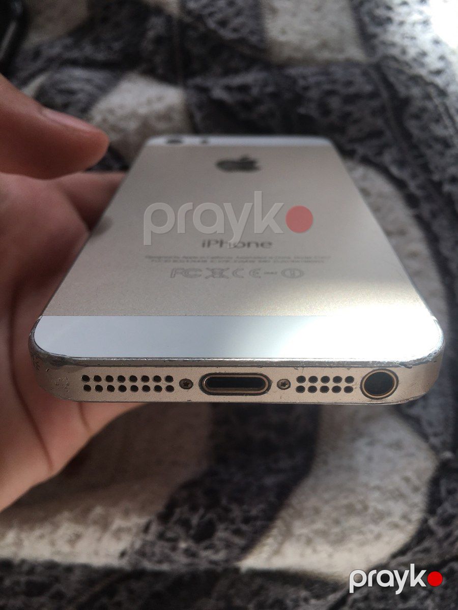 Apple iPhone 5S White/Silver 16GB — Smartfonlar, Bakı (9)
