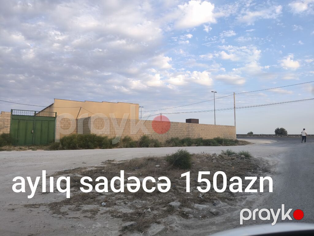Asfalt yolun tam kənarında 6sot torpaqda yerləşir. həyətə maşın girir — Mənzil, Digah (5)