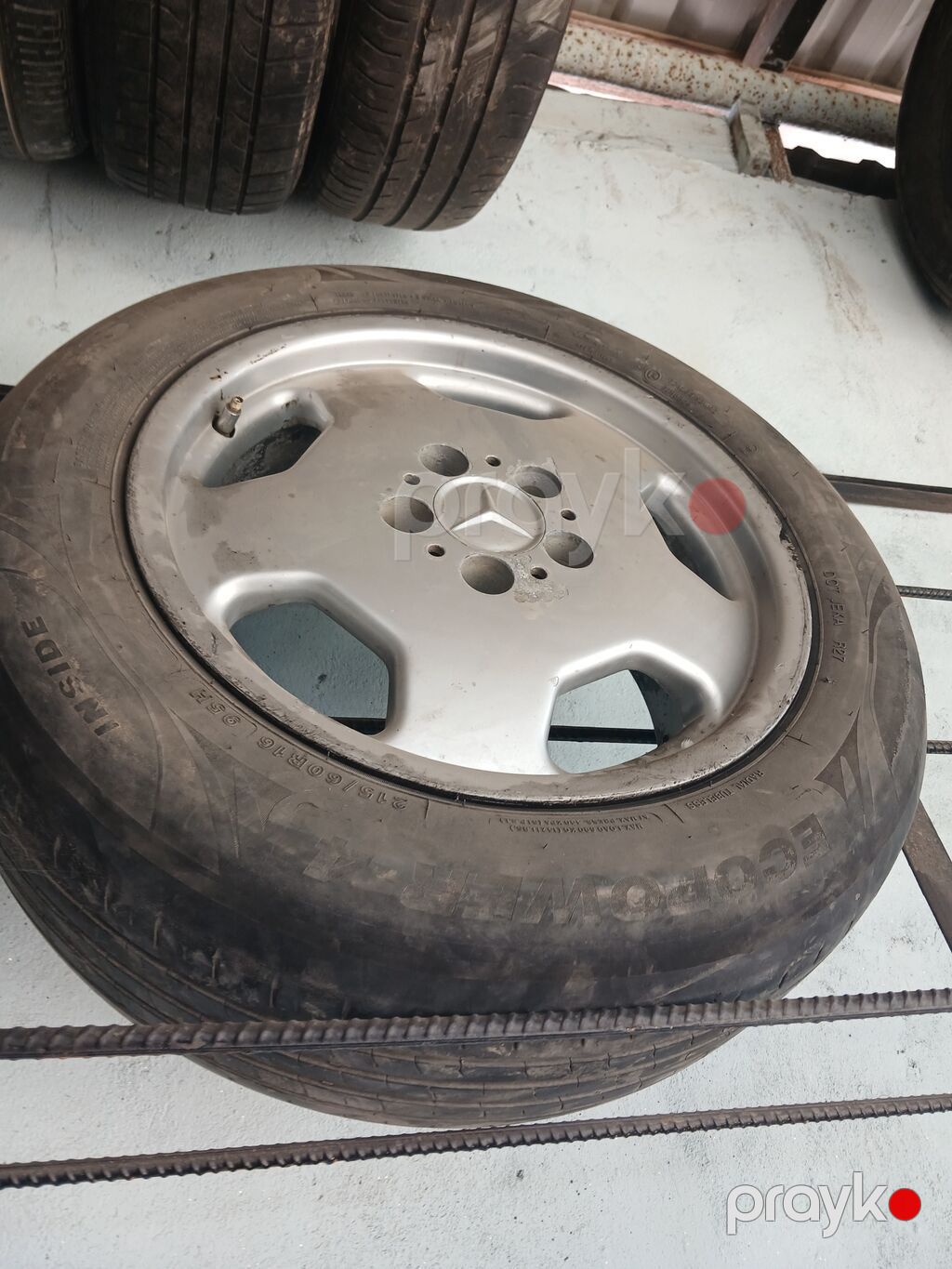 Çatsız svarkasız mersedes R16 monblok - Marka/model: Mercedes-Benz OEM — Diskləri, Cəlilabad (3)