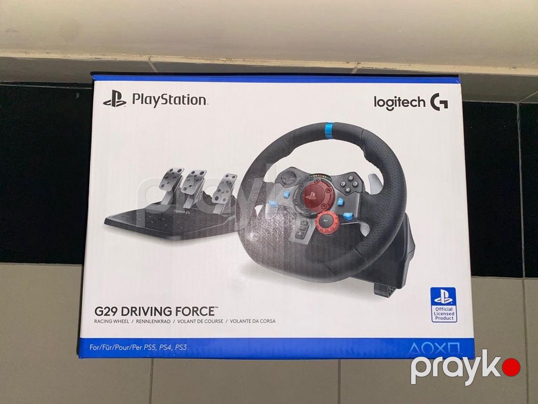Logitech G29 Driving Force Racing Wheel + pedallar — Oyunlar, konsollər və proqramlar, Bakı