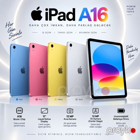 Apple iPad A16 — Bakı