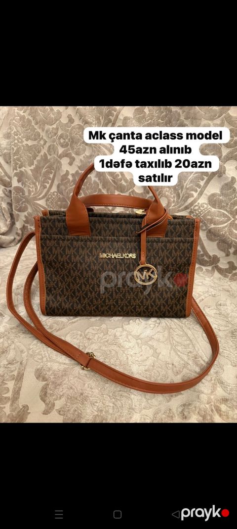 MK çanta – A Class model - Brend üslubunda dizayn: tünd qəhvəyi — Digah