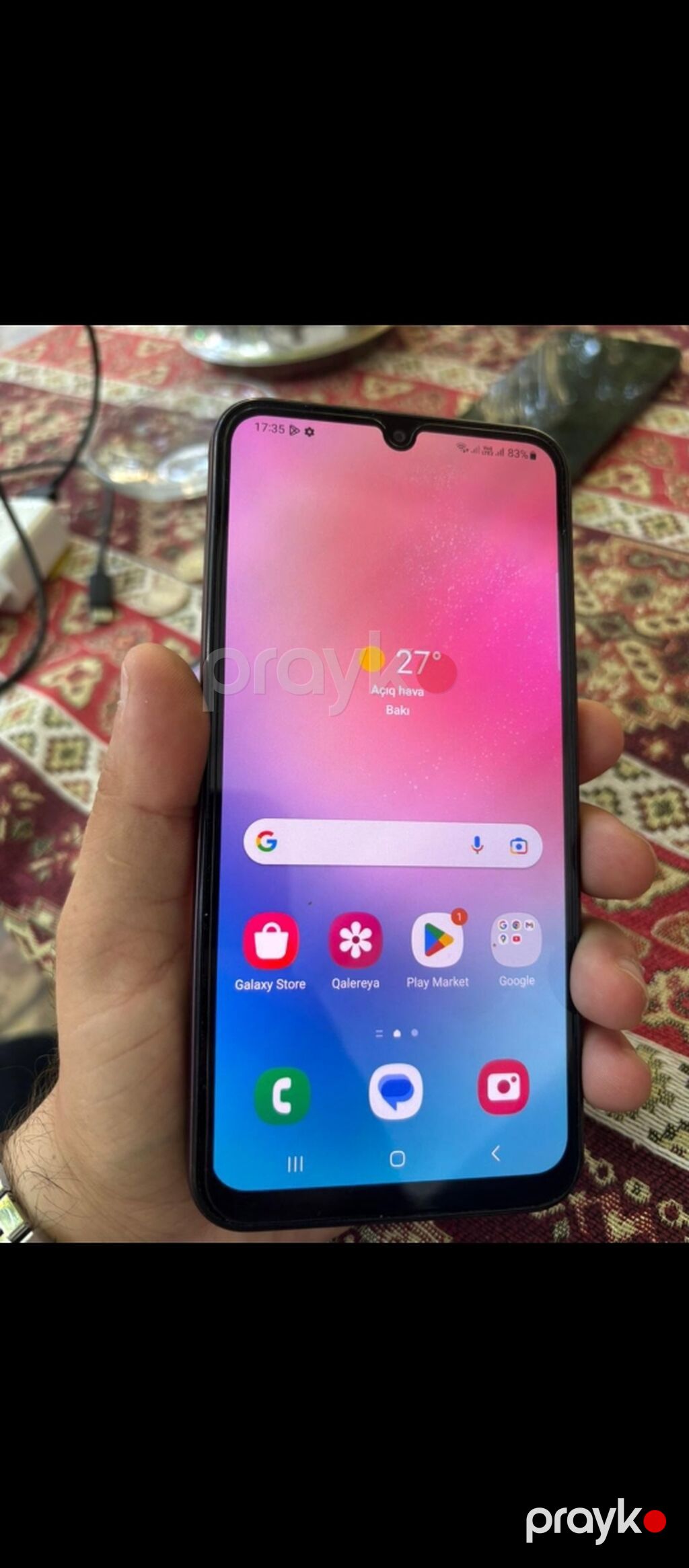 Samsung Galaxy A24 4G, 128 GB, rəng - Bənövşəyi, Barmaq izi — Samsung, Bakı (3)