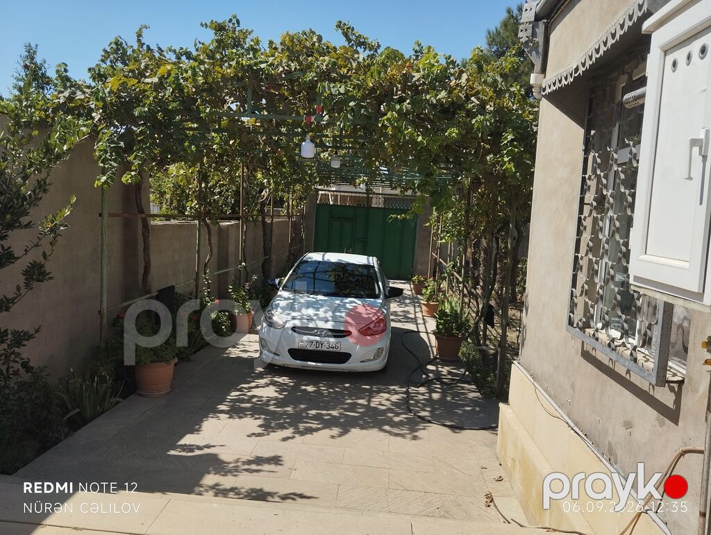 Hovlu həyət evi - Geniş, işıqlı salon: yelçəkən plan, dekorativ — Ev, villa, Digah (7)