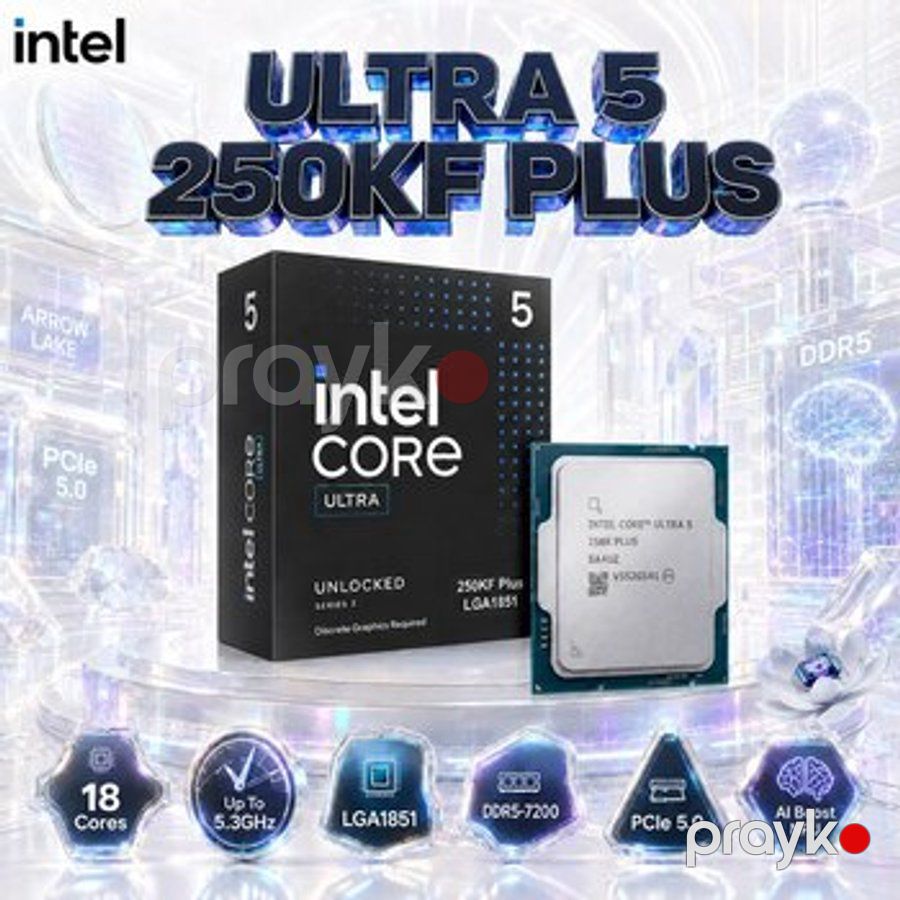 Prosessor (CPU) intel Core Ultra 5 250KF Plus — Masaüstü kompüterlər, Bakı (2)