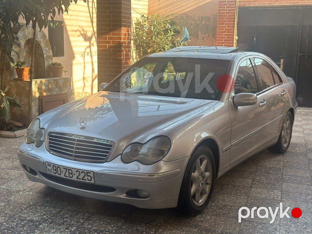 Mercedes C 200, 2.0 L, 2001 il, 292 000 km — Avtomobillər, Bakı (12)