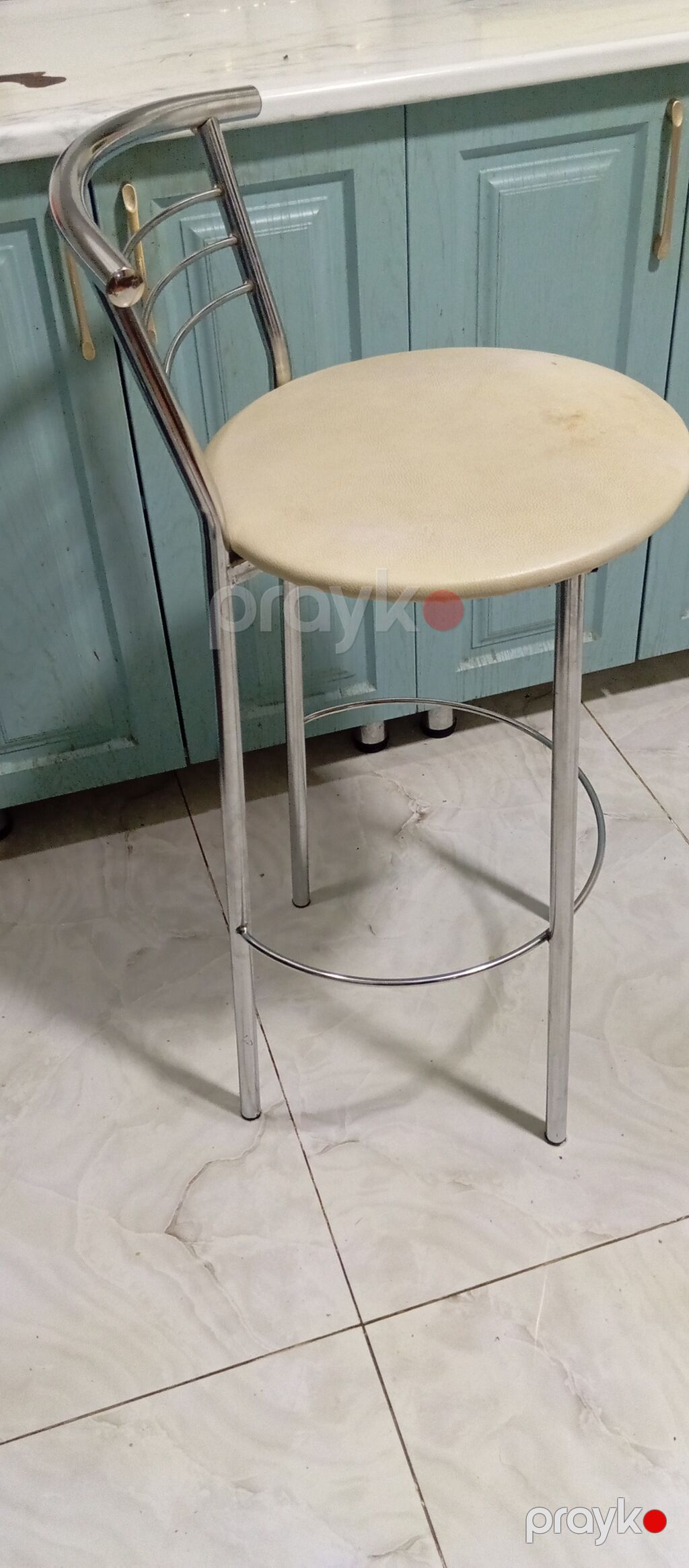 Mətbəx üçün metaldan bar/taburet tipli oturacaq - Dizayn: Arxası — Tabure, Bakı (2)