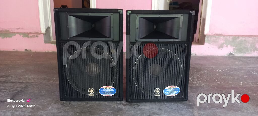 Yamaha S115V akustik sistem – cütlük - Model: Yamaha S115V (Club — Səs texnikası, Yevlax (2)
