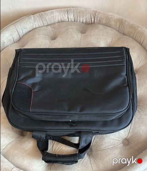 Qara iş/kompüter çantası - Material: suya davamlı sintetik parça — Bakı