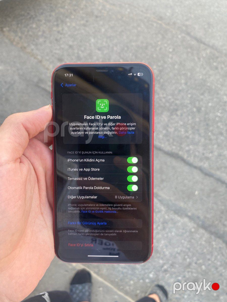 Apple iPhone XR Red 64GB/3GB — Smartfonlar, Bakı (10)