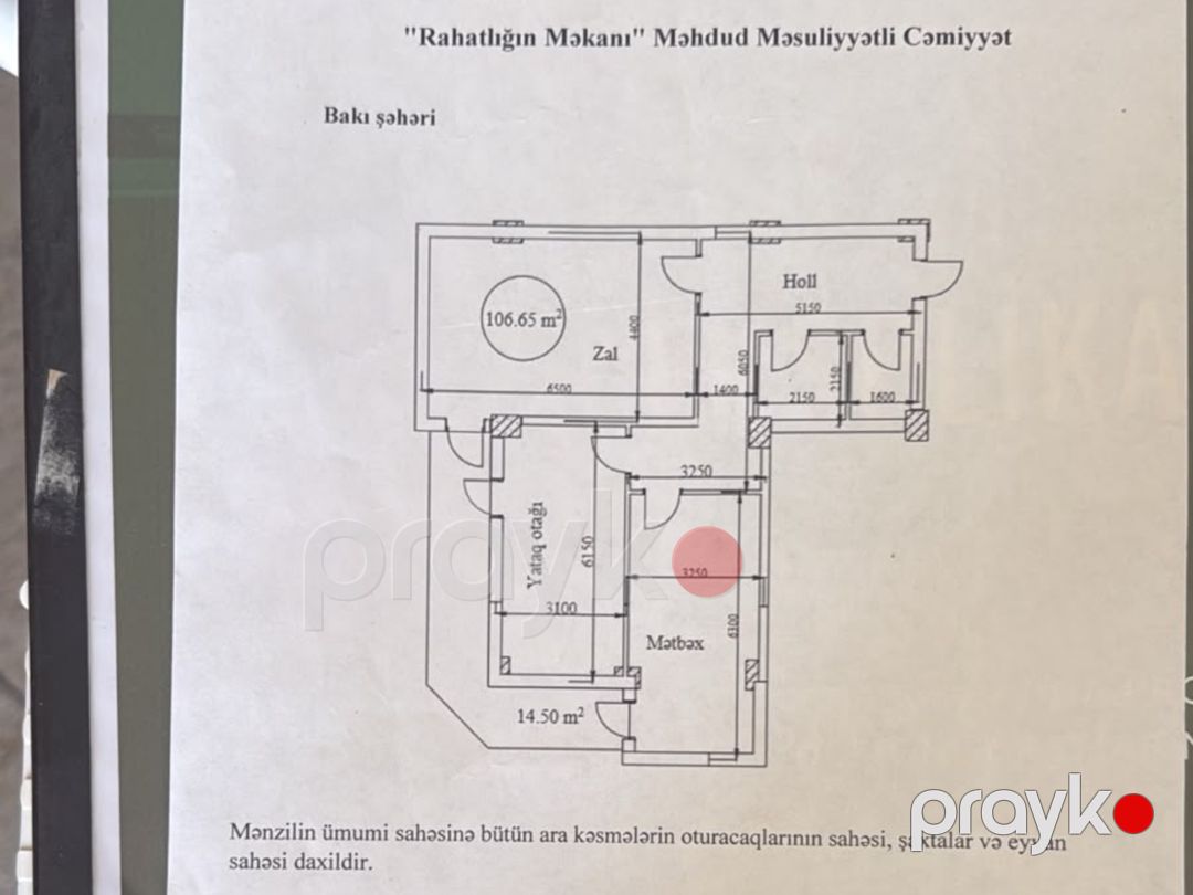 Satılır 2 otaqlı yeni tikili 106.6 m² — Mənzil, Bakı (2)