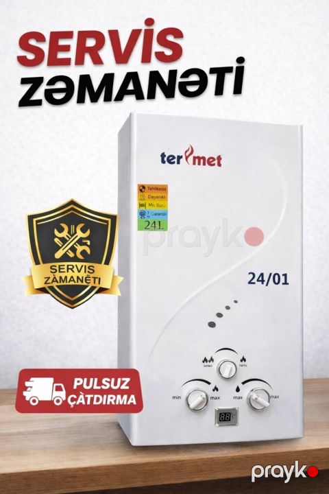 Su qızdırıcısı Termet 24 lt — Bakı