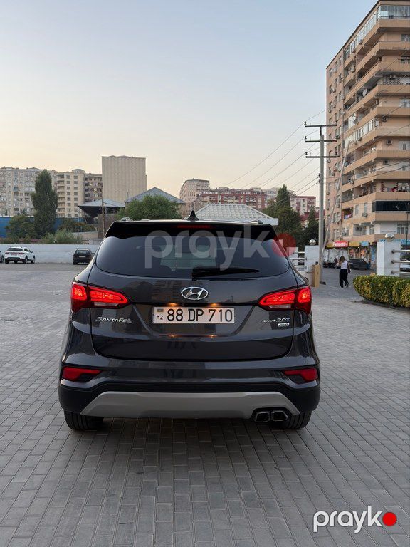 Hyundai Santa Fe, 2.0 L, 2016 il, 128 000 km — Avtomobillər, Bakı (3)