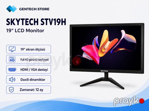 Monitor "Skytech 19 inch" — Bakı
