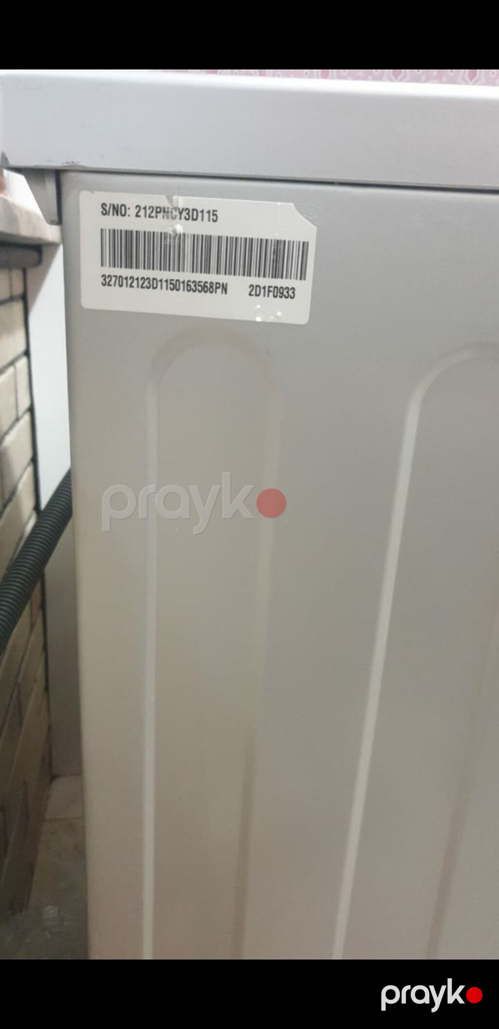 LG paltaryuyan maşın – model F1089NDP5 - Tutum: 6 kq (ön yükləməli) — Çamaşır maşınları, Digah (2)