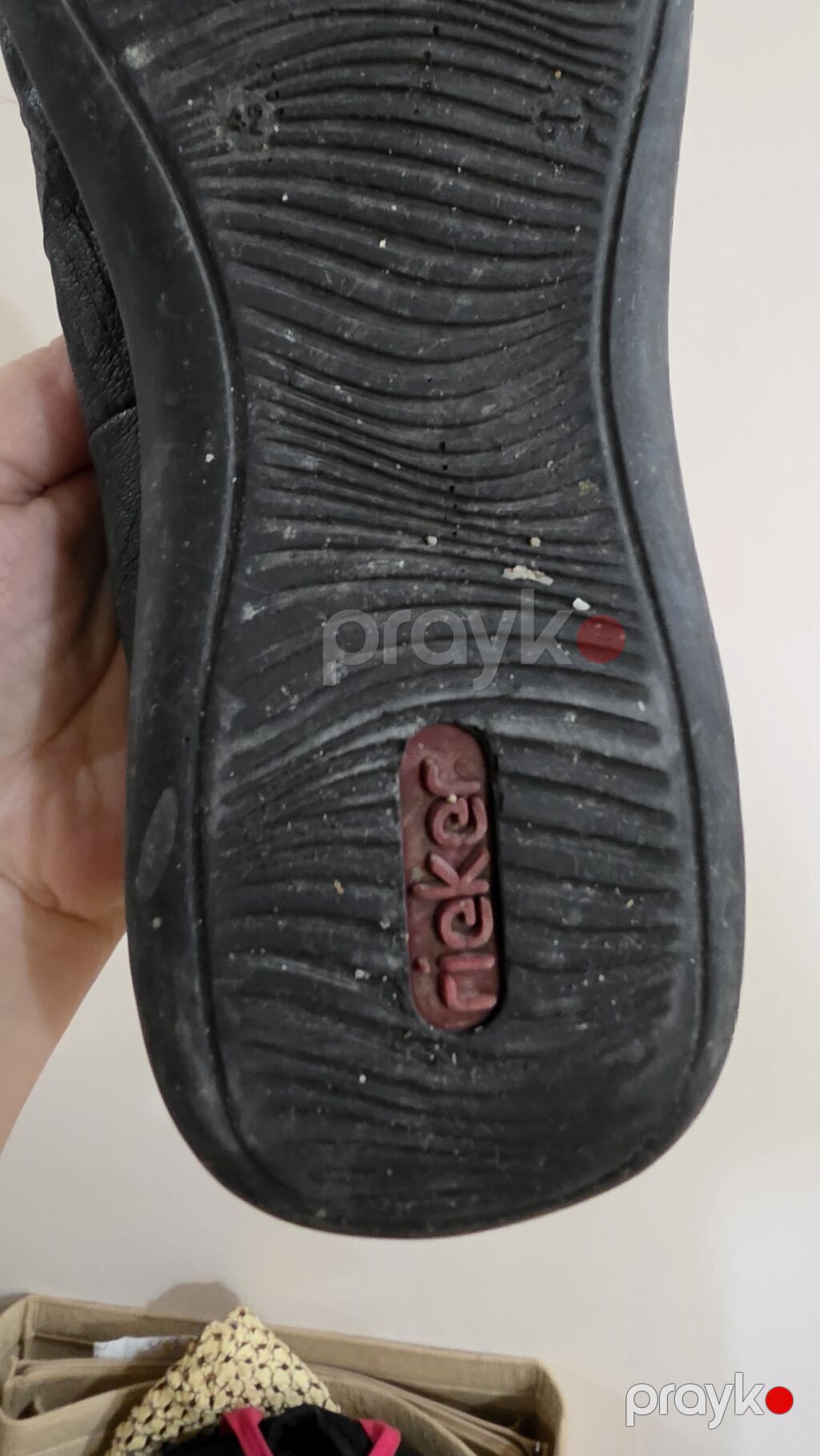 Rieker qadın balet tipli ayaqqabı 42 ölçü - Rəng: Qara - Model: Mary — Tufl, Bakı (3)