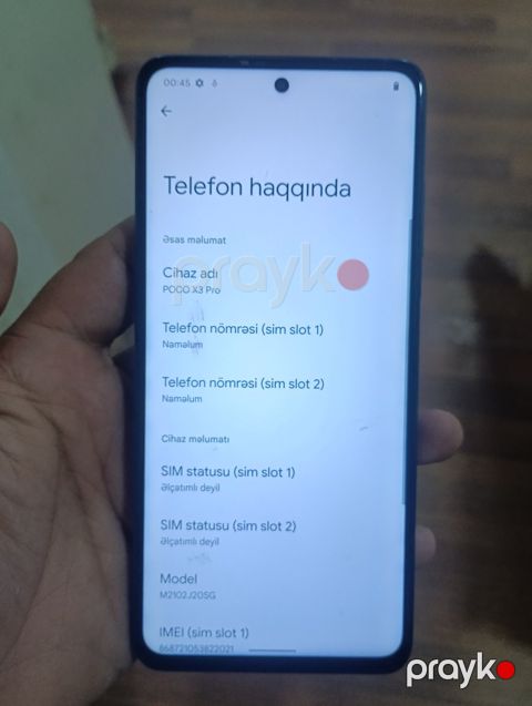 Xiaomi Poco X3 Pro Phantom Black 256GB/8GB — Bakı