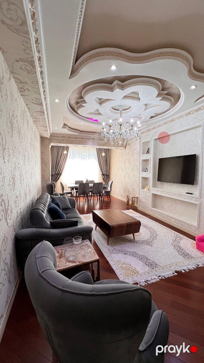 4-otaqlı yeni tikili, Qara Qarayev m., 168 m² — Mənzil, Bakı (2)