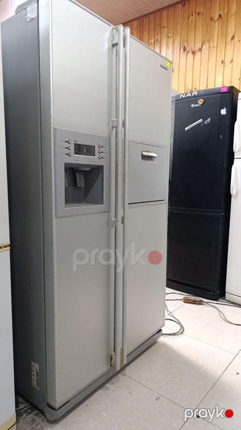 Samsung Side-by-Side soyuducu - Rəng: gümüşü (inox üslublu korpus) — Digah