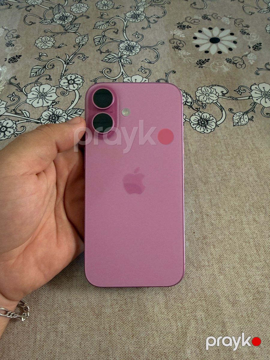 Apple iPhone 16 Pink 128GB/8GB — Smartfonlar, Bakı (4)