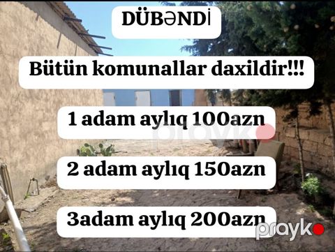 Dübəndi – yaşayış üçün həyət evi/otaqlar Yer: Dübəndi Bütün — Digah
