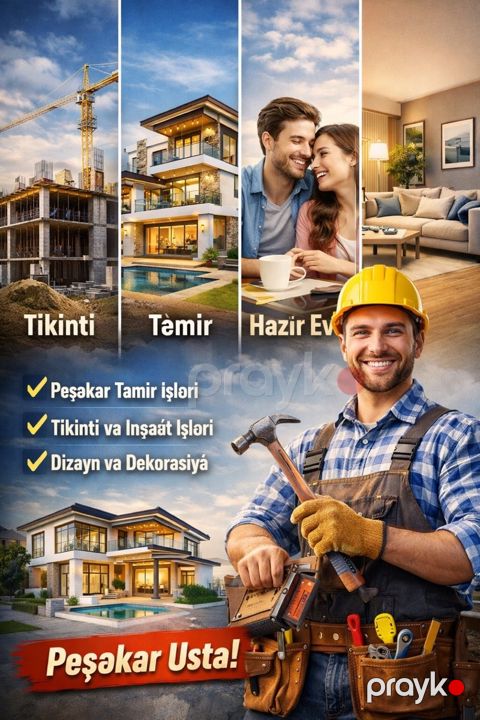 Peşəkar təmir və tikinti xidmətləri — Bakı