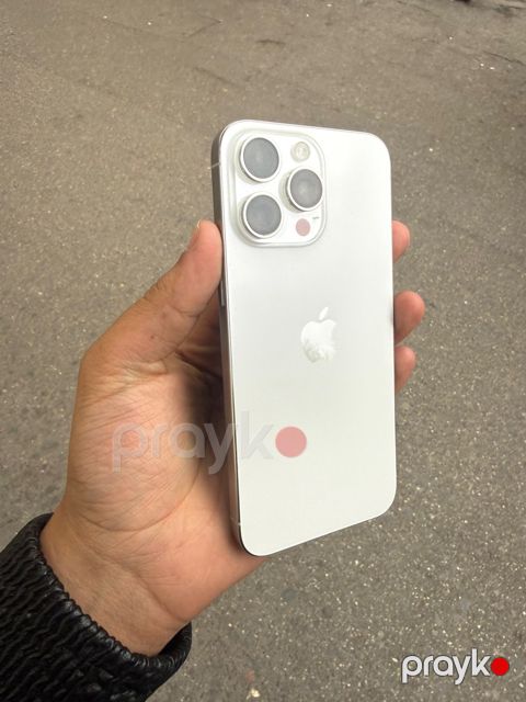 Apple iPhone 15 Pro Max White Titanium 256GB/8GB — Bakı