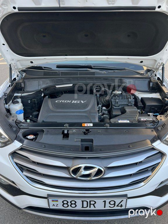 Hyundai Santa Fe, 2.0 L, 2016 il, 167 300 km — Avtomobillər, Bakı (12)