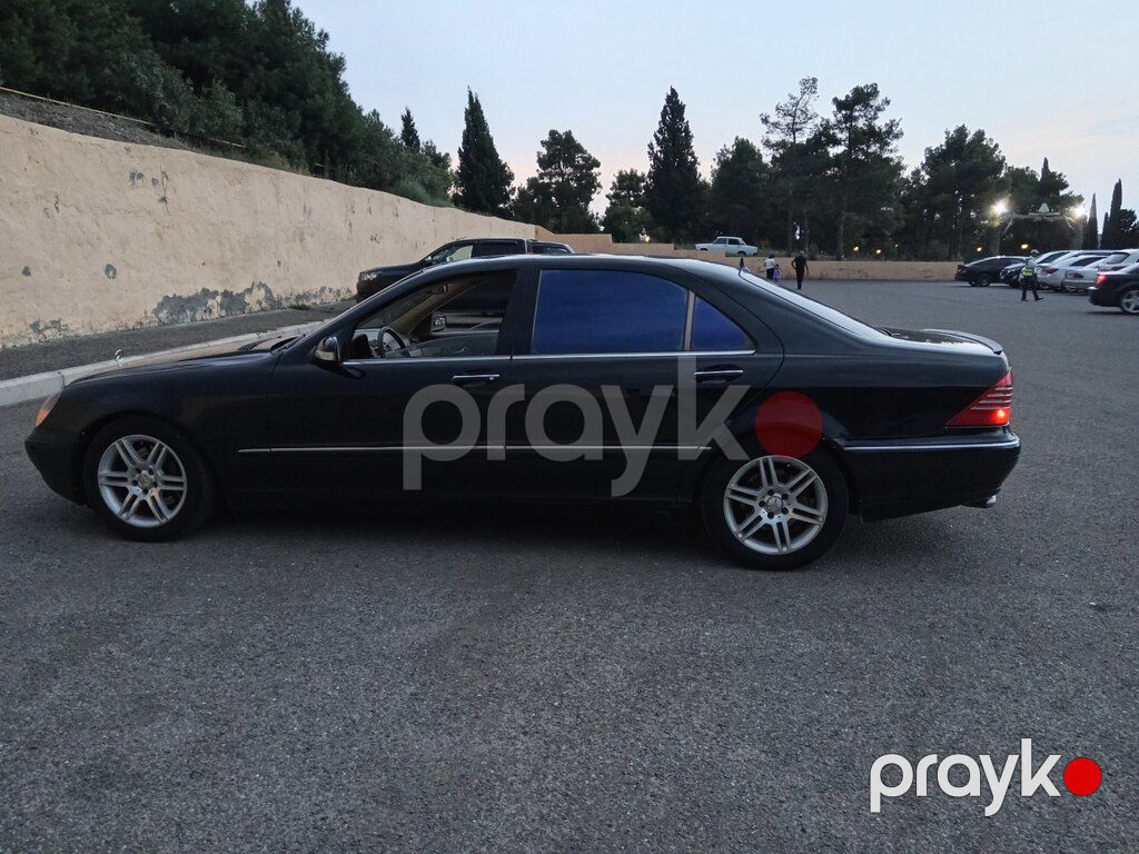 Mercedes S 430, 4.3 L, 2000 il, 288 150 km — Avtomobillər, Gəncə (8)