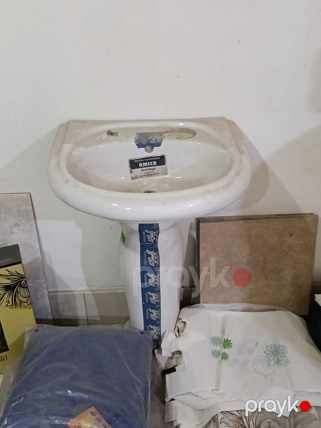 Amıca Armitage pjedestallı əl-üz yuma lavabosu - Brend/model: Amıca — Lavabolar, Bakı (2)