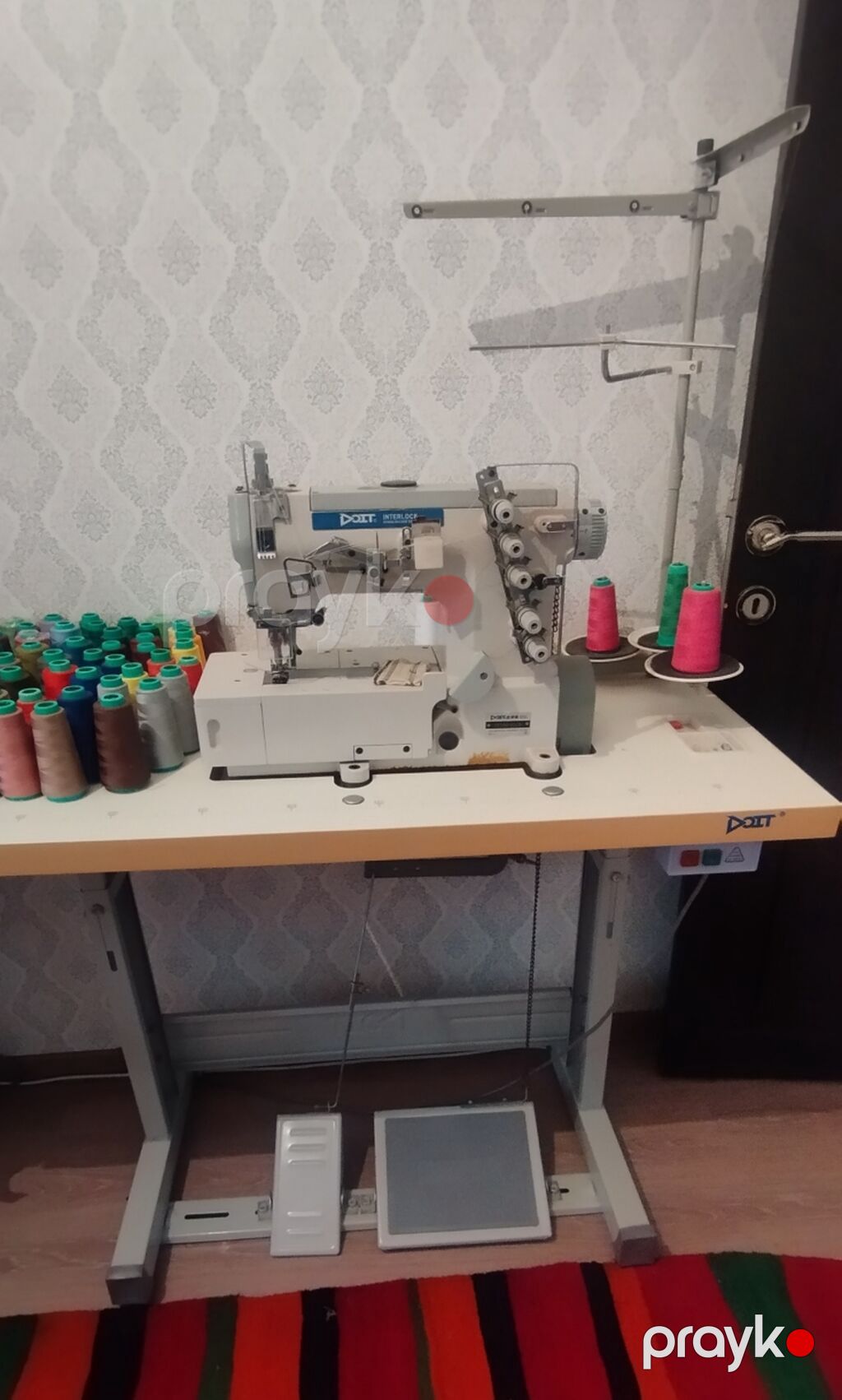 Tikiş maşını satılır işlənməyib sadece qurulub evde seliqeli qalib — Tikiş və işəmə maşınları, Qobu