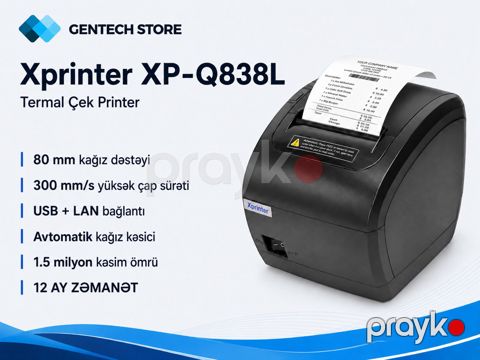 Çek printeri Xprinter XP-Q838L — Bakı