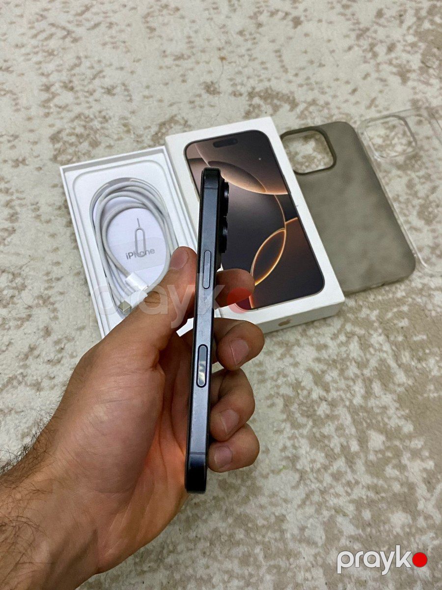 Apple iPhone 16 Pro Black Titanium 256GB/8GB — Smartfonlar, Bakı (4)