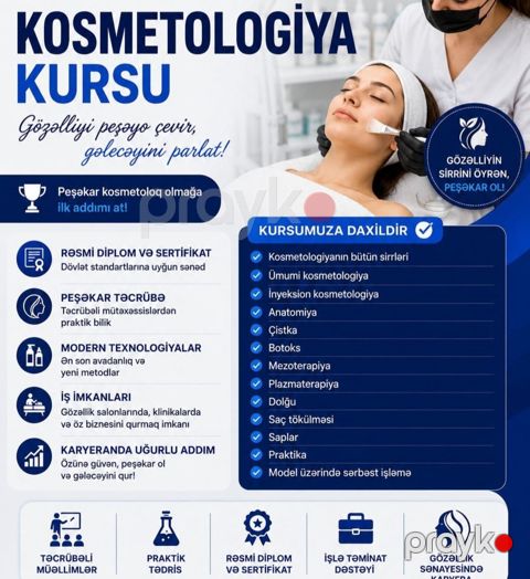 Kosmetologiya kursu — Bakı