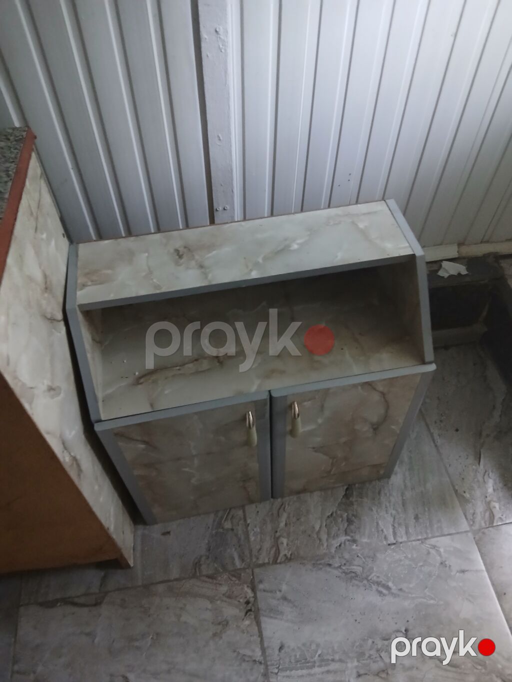 Mətbəx mebel dəsti – mərmər naxışlı Tərkib: - Paslanmayan poladdan — Mətbəx mobilyası, Bakı (2)