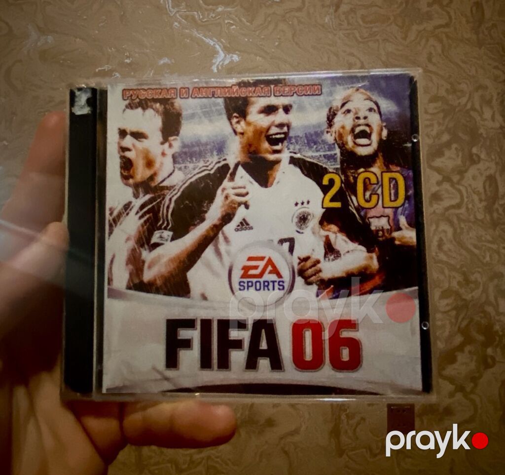 Məhsul: Fıfa 06 – PC oyunu (EA Sports), 2 CD Xüsusiyyətlər: - Dil — Şəxsi əşyalar, Sumqayıt