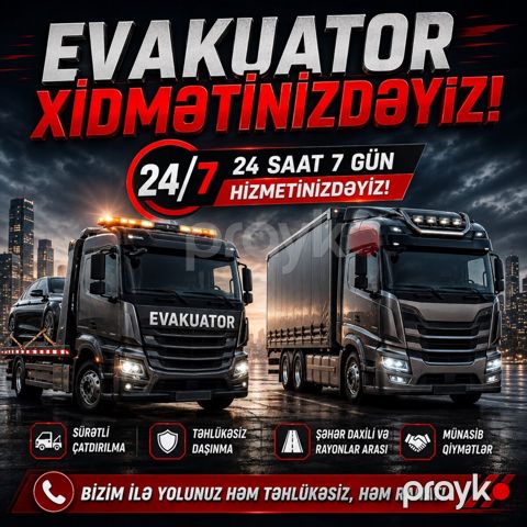 Evakuator xidməti — Bakı