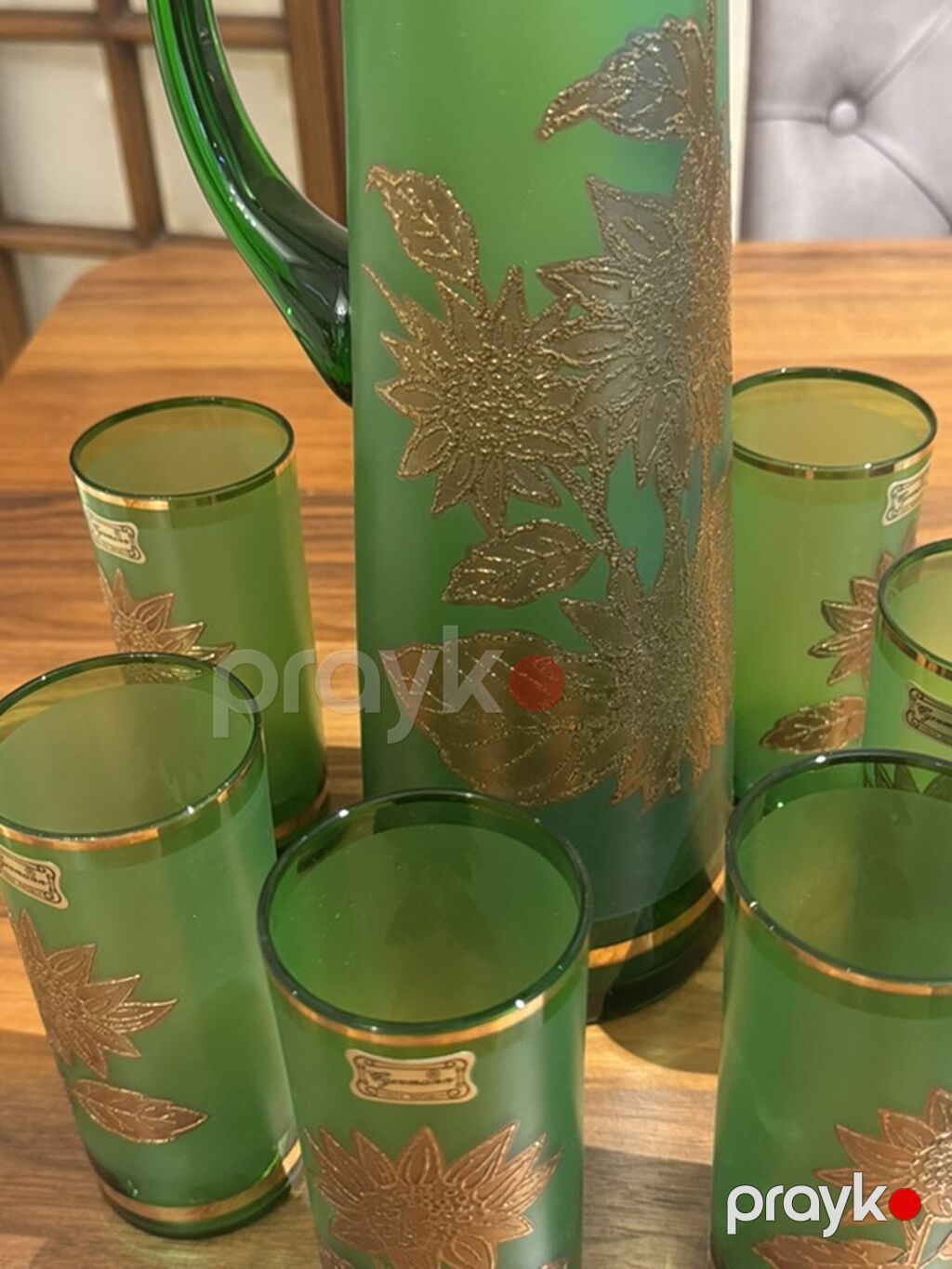 Egermann (Czech Republic) şüşə dəsti - Material: orijinal Egermann — Süfrə qabı, Bakı (3)