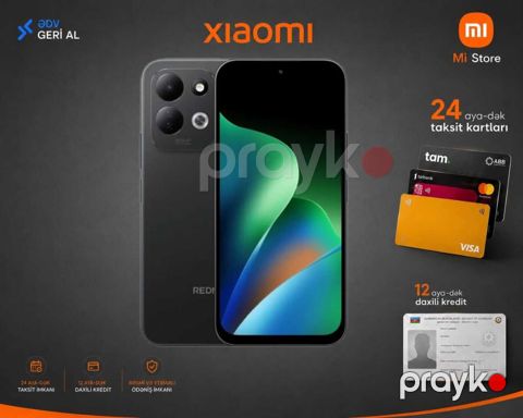 Xiaomi Redmi 17 Black 256GB/4GB — Bakı