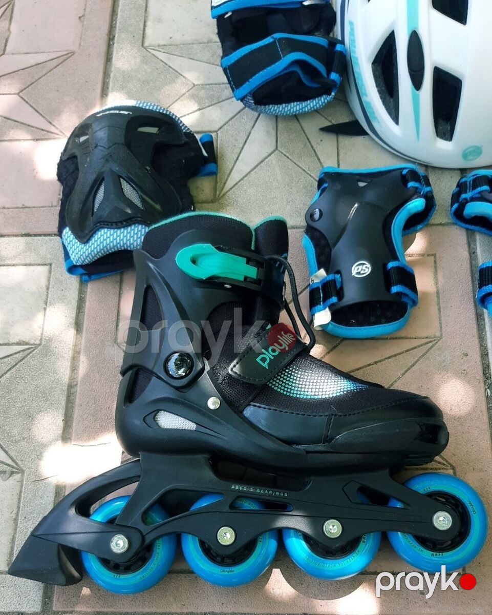 Ролики Powerslide Joker Blue Sky Combo — İdman, hobi, istirahət, Bakı (3)