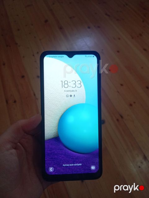 Samsung Galaxy A02, 32 GB, rəng - Qara, İki sim kartlı — Saray