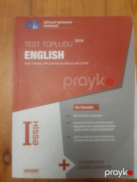 Məhsul: “Test Toplusu – English (Yeni Təhsil Proqramı – Kurikulum — Bakı