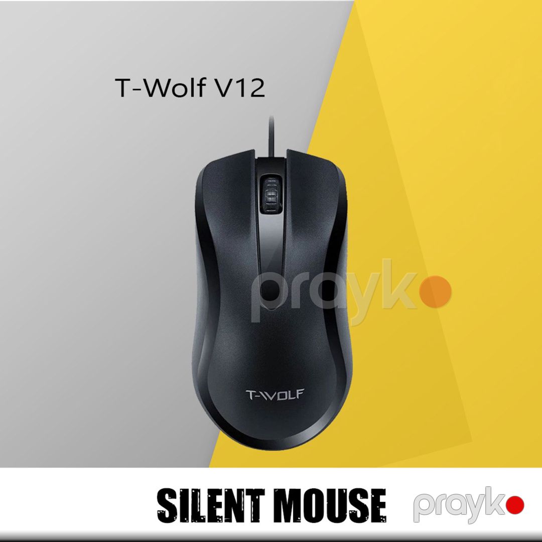 Kompüter siçanı "T-Wolf V12 Silent Mouse" — Periferik cihazlar, Bakı