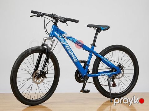 MTB tipli velosiped - Çərçivə: yüngül lehimli, mavi rəng, idman — Digah